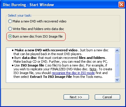 BurnISOImage