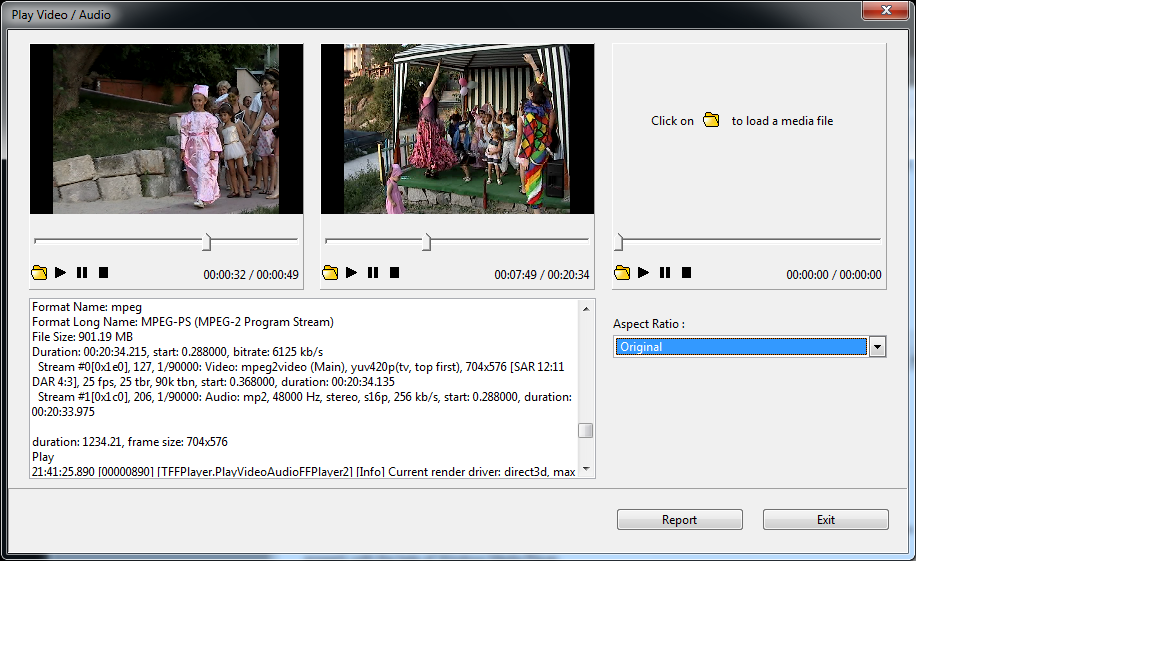 Video / Audio Player